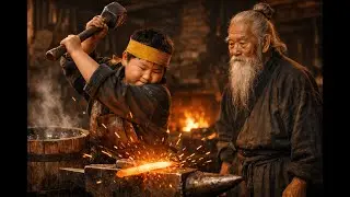 Epic Blacksmithing Process | Hot Steel, Water Quench