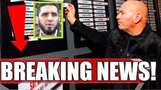 UFC's Dana White KICKS OUT UFC heavyweight, UFC title bout announced, Islam Makhachev & Ilia Topuria