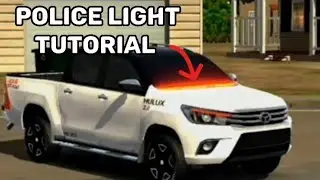 POLICE LIGHT TUTORIAL | CAR PARKING MULTIPLAYER #CPMFROMPAKISTAN