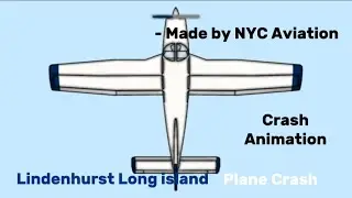 Lindenhurst Long island plane crash Animation (Made by flipaclip)