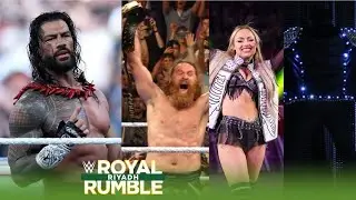 WWE Royal Rumble 2026 WINNERS, Roman WINS Men' Rumble, Sami WINING Title, Styles RETIRED, Jericho