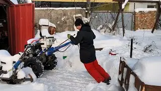 Собрал гибридный мотоблок, бензиновый движок Weima 190, 16 л.с.