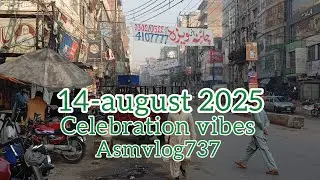 14 august Pakistan happy independence celebration video in lahore city, lahore city night view 😀