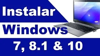 Ultrabook Samsung NP530U3C - Como instalar Windows 7-8.1-10 @GuayaTown