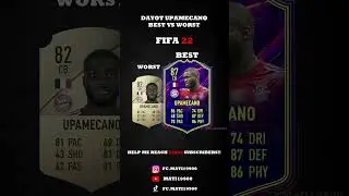 DAYOT UPAMECANO BEST VS WORST CARD IN EVERY FIFA(10-26) #eafc #upamecano #bayernmunich #bundesliga