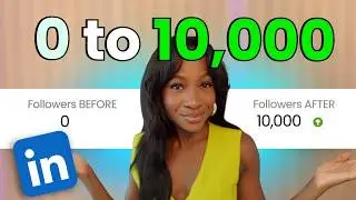 0 to 10,000+ followers on LinkedIn FAST