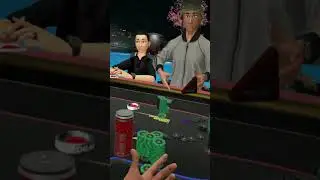 crazy all in pre flop win #music #funny #poker #allin #vegasinfinite #psvr2 #videopoker #vegasdream