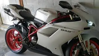Ducati 848 evo cold start up