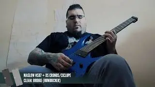 Maslow Guitars NSB7 - DS Pickups Ciclope & Cronos