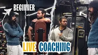 Coaching Chest Flies, Lat pulldown, Side raises to @manavisuals
