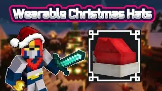 НОВОГОДНЯЯ ШАПКА В МАЙНКРАФТ. Wearable Christmas Hats. ОБЗОР РЕСУРСПАКА