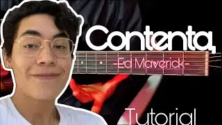Cómo tocar Contenta, - Ed Maverick (tutorial guitarra) |Guitarra sin límites