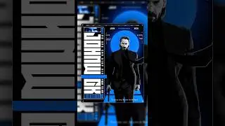 JohnWick🖤 Poster Design✅ #photoshop #graphicdesign #johnwick #movie #shorts #trending#design#action