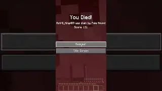 this modpack actually broke me #minecraft #scary #shorts