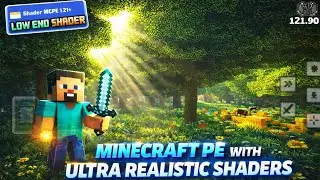 BEST Realistic Shaders for MCPE | Bedrock 1.21!!
