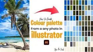 How To Create Color Palette/swatches From A Photo | Adobe Illustrator | Save To Swatches (2024)