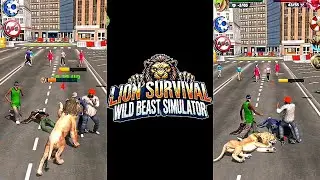 Lion attack in city | Lion survival wild beast simulator | @NOOBSWORLD8767