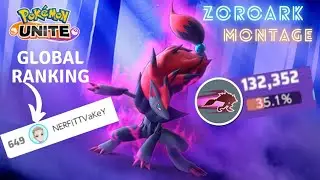 feintattack zoroark is too op||zoroark montage||Pokemon unite #pokemonunite #pokemonuniteshorts