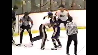 Glen Cochrane vs Mike Foligno NHL Dec 17/81
