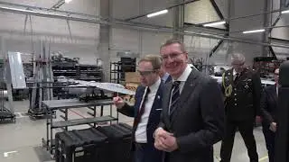 &ldquo;Edge Autonomy Riga&rdquo; ražotnes un &ldquo;Origin Robotics&rdquo; testa lidojumu poligona apmeklējums