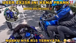 USER ZX25R NGIRA INI R15❗️❗️PAS DI GAS KETINGGALAN SEKEBON 🤣🫵🏻