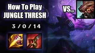 How to Play Jungle Thresh Vs Udyr - League of Legends Off-Meta Tutorial Commentary