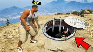 GTA 5 : I Found BATMAN'S SECRET UNDERGROUND BASE !! MALAYALAM