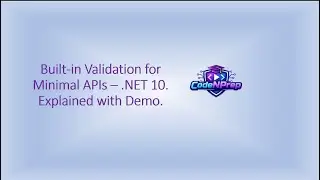 .NET 10 Built-in Validation Explained | Minimal APIs Deep Dive