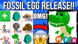 Adopt me! FOSSIL EGG RELEASE DATE! ALL*NEW* LEAKS! + *NEW* TRADING SYSTEM! (ROBLOX)