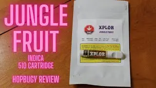 Jungle Fruit XPLOR 510 vape cartridge 89% THC Indica Pot Review