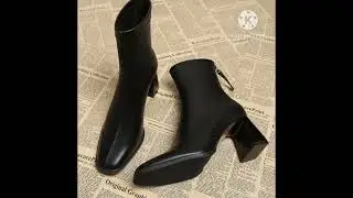 Ankle boots for women| Chelsea females footwear| High heel shoes for fashion addict| Tan chunky heel