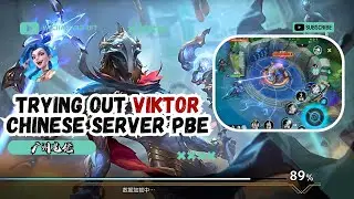 I tried out VIKTOR on the Chinese PBE!🔥 &ndash; WILD RIFT CHINA SERVER