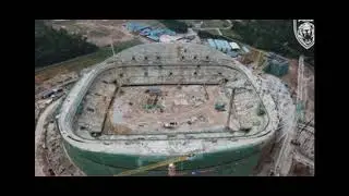 PROSES PEMBINAAN STADIUM SULTAN IBRAHIM, JOHOR