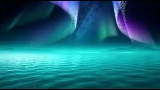 Aurora Ocean at Night 🌊 Cinematic Waves & Ethereal Ambience for Deep Sleep