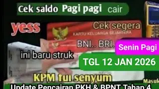 BUKTI CEK SALDO PKH BPNT TAHAP 4 SENIN 12 JANUARI 2026 KEJUTAN INI DIA HASILNYA CAIR.. CAIRR