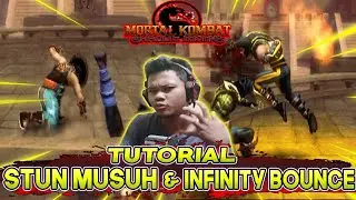 TUTORIAL INFINITY BOUNCE SCORPION & STUN MUSUH GAK BISA BERDIRI !! - Mortal Kombat Shaolin Monks PS2