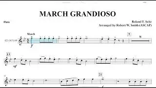 March Grandioso (Robert W. Smith) Flute Play Along