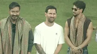 Ajay Devgn ,Tiger Shroff And Lionel Messi In  Single Frame | Messi India Tour | Daily Culture