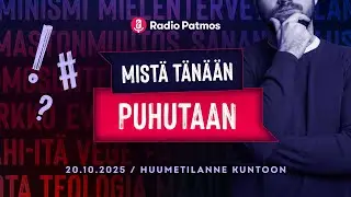 Mistä tänään puhutaan - Suomen huumetilanne kuntoon!