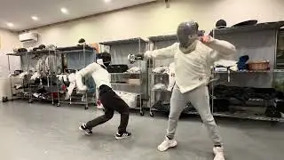 Ethen vs Luke  Epee Fencing