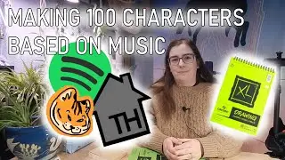 Making 100 Spotify-Inspired OCs: Introduction