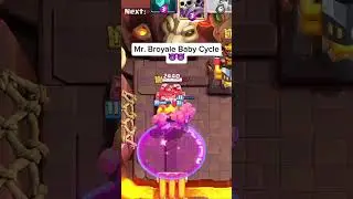 Baby Cycle 😈#clashroyale #gaming #memes