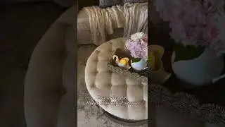 Hulala Home | Danilynn Tufted Round Cocktail Ottoman