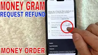 ✅ How To Request Refund Replacement Money Gram Money Order 🔴