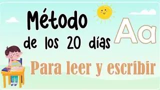Vocal A | Método de los 20 días para aprender a LEER y ESCRIBIR 📝