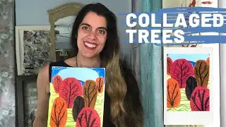 Collaged Trees | Art with Ms. Choate