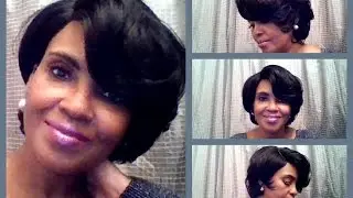 $20 PERFECT SUMMER HAIR!  ZURY SIS HOLLYWOOD RETRO LUX WIG Color 1B