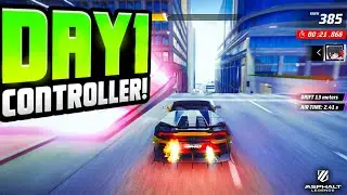 Forced to Learn Controller! Asphalt Legends How to play with Controller Asphalt High Graphics(Day 1)