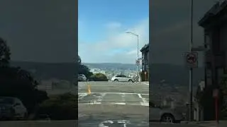 Driving in downtown San Franciscon. The Steepest Streets in San Francisco 😮 #sanfrancisco