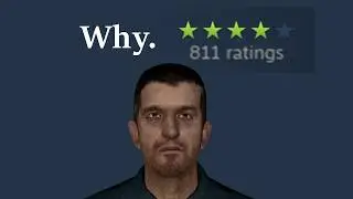 Somehow this has 4 stars on the steam workshop.